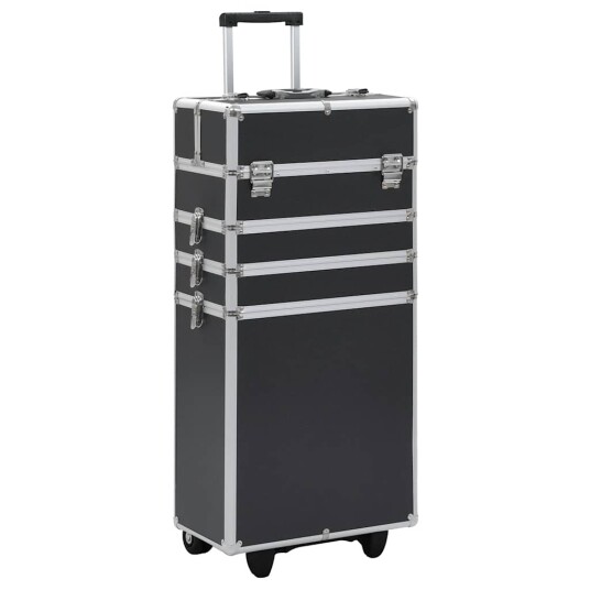 Vidaxl Sminketralle Aluminium Svart Vidaxl Sminketralle Aluminium Svart