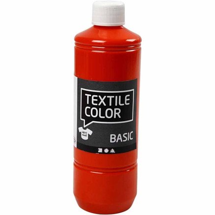 Diverse Tekstilfarge orange 500 ml 1 fl