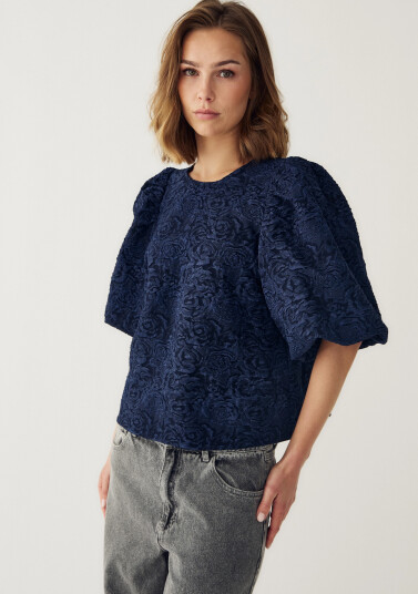 Noella N Shelly Blouse Navy XL