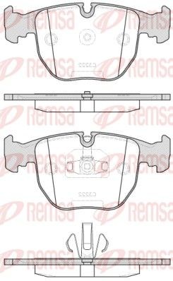 Bremseklosser REMSA 0596.20 Bremseklosser REMSA 0596.20