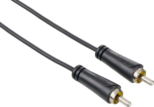 Hama RCA Lydkabel 1,5 m Svart - Digital Audiokabel