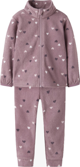 Name It Spektra Fleece Set Lilla 110