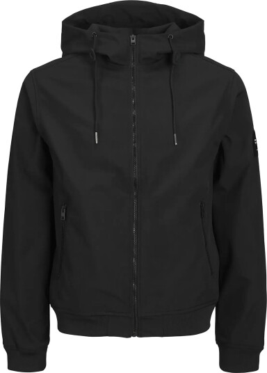 Jack & Jones Jjebasic Softshell Hood Noos Black XS