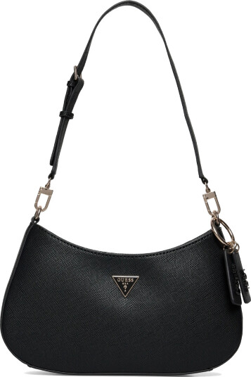 GUESS Noelle Ii Top Zip Shoulder Bag - Black - ONE SIZE GUESS Noelle Ii Top Zip Shoulder Bag - Black - ONE SIZE