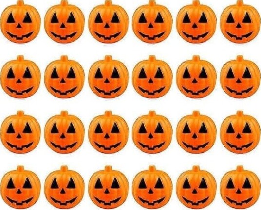 Halloween Godteriboks Gresskarformet for Godterioppbevaring 24 stk