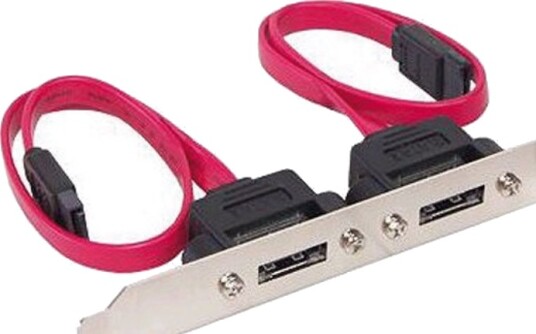 Value Sata 3.0 Gbit/S Slot Bracket 2 Ports 0.5M 0,5 Mm Value Sata 3.0 Gbit/S Slot Bracket 2 Ports 0.5M 0,5 Mm