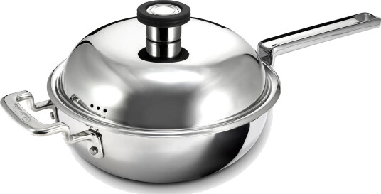 Robert Welch 316 Series wokpanne Rustfritt stål 22 cm