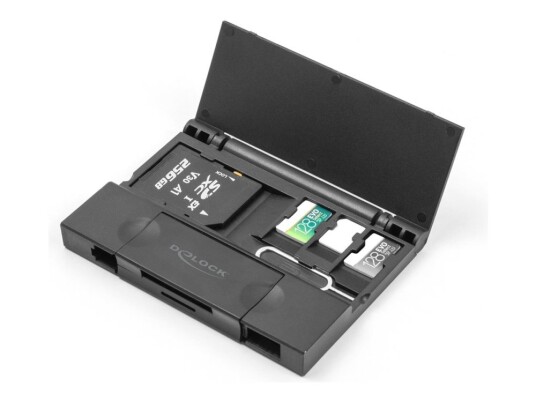 Delock - Kortleser (Microsd, Sd, Mmc) - Usb 3.2 Gen 1 / Usb-C