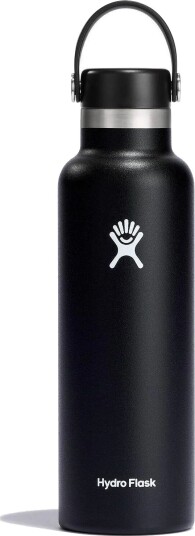 Hydro Flask 21oz Standard Flex Straw Cap black