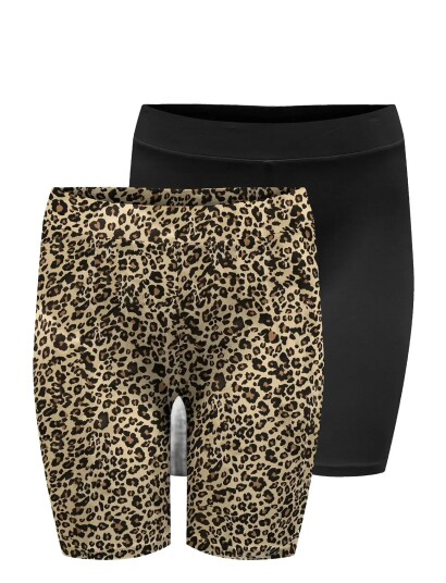 ONLY Carmakoma Cargabi Life Shorts Jrs Mat 2 Pack Zl Black 54