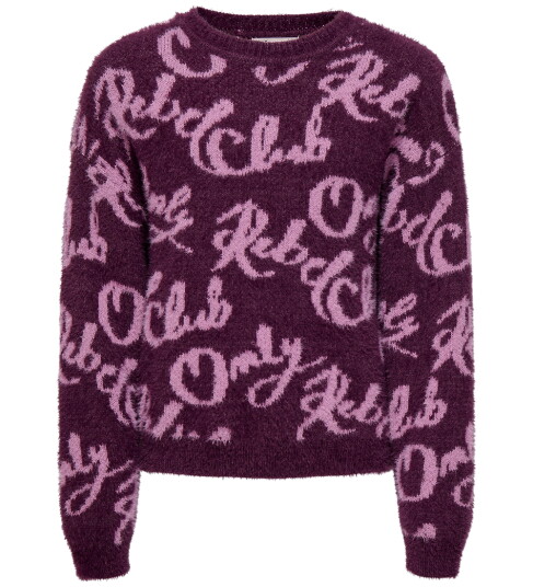 Kids Only Genser Strikk KogDina Mauve Wine/Mauve Orchid 11 12 år 146 152 Genser Lilla Kids Only Genser Strikk KogDina Mauve Wine/Mauve Orchid 11 12 år 146 152 Genser Lilla