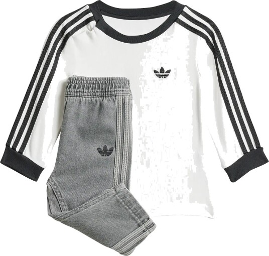 Adidas Originals Denim Ls Set White 104