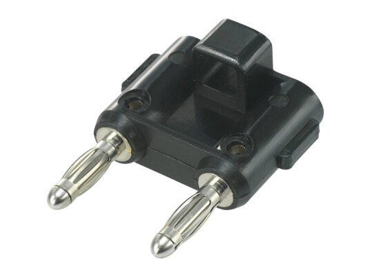 Tru Components Tc R8 84 Forbindelsesstik Sort Stift Diameter: 4 Mm Stiftafstand: 19 Mm 1 Stk