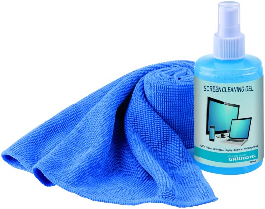 Grundig Skjermrensekit 200ml + mikrofiberklut