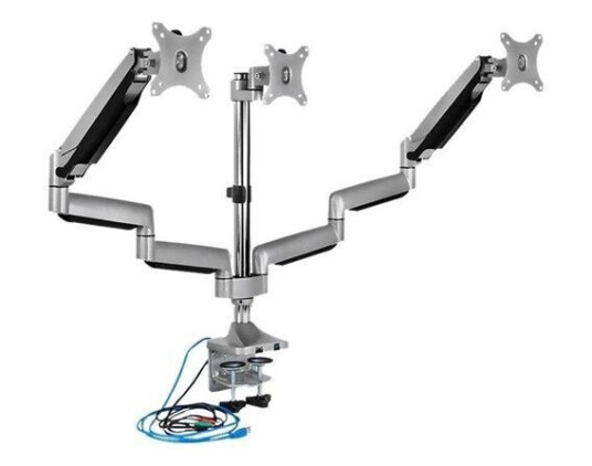 RaidSonic Skjermfeste for 3 Skjermer, Inntil 32", Aluminium, Bordmontert RaidSonic Skjermfeste for 3 Skjermer, Inntil 32", Aluminium, Bordmontert