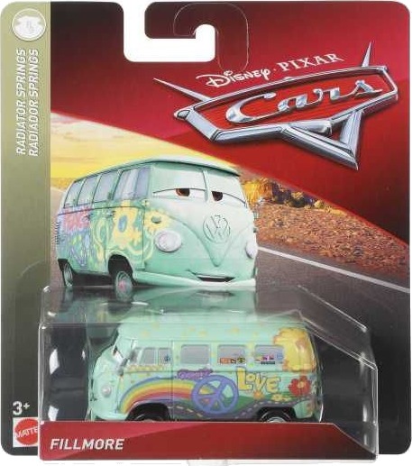 Mattel Disney Pixar Cars Fillmore Metallbil 1:55 Skala