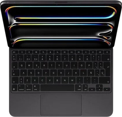 Apple Magic Keyboard keyboard and folio case with trackpad QWERTY Spanish black Input Device Tastatur & Foliosett Spansk Svart