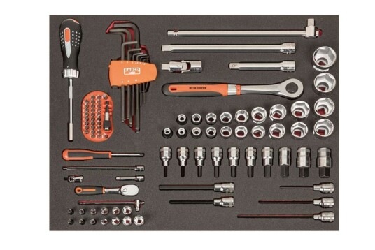 Bahco Socketry 1/2 3/8 119 Pcs 3/3 FF1A2503