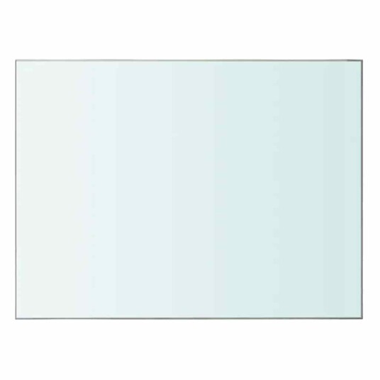vidaXL Hyllepaneler 2 stk klart glass 40x30 cm
