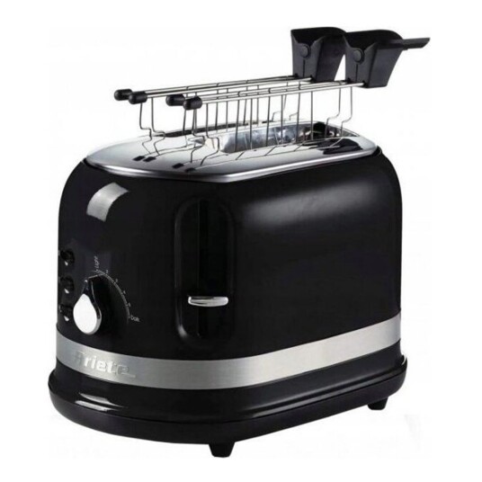 Ariete Moderna 2-skivers brødrister 815 W med smulebrett svart