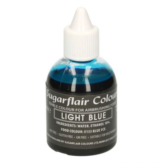 Sugarflair Airbrushfarge Lys Blå 60ml 