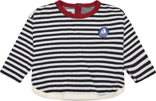 Petit Bateau Tee Shirts Ml Jour   White   60