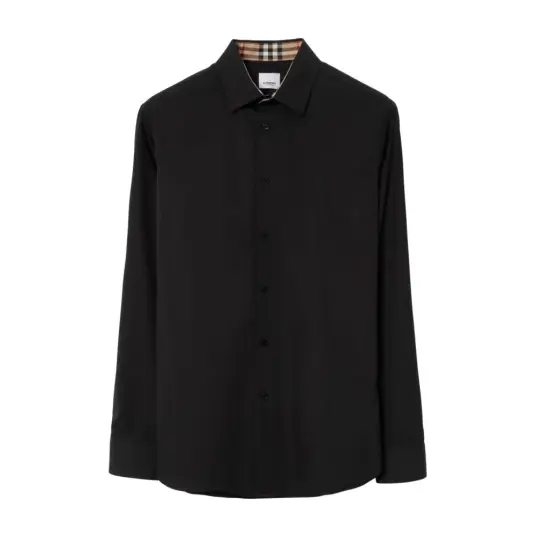 Burberry Herre Skjorter Svart L, Burberry Herre Skjorter Svart L,
