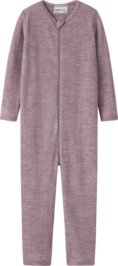 Name It Wang Wool Needle Nightsuit Solid Rosa 104