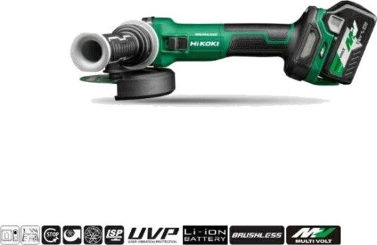 HiKOKI Vinkelsliper G3613DE 125 mm, 36 v, 2.5 ah Batteri
