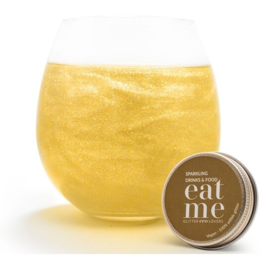 Glitter Eco Lovers Eat Me Gold