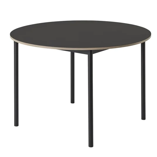 Muuto Base spisebord 110 cm Black Nanolaminate Plywood Black Muuto Base spisebord 110 cm Black Nanolaminate Plywood Black