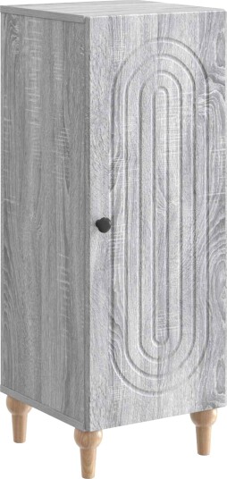 Serviesskap Grå sonoma 33 x 34,5 x 90 cm Konstruert tre Serviesskap Grå sonoma 33 x 34,5 x 90 cm Konstruert tre