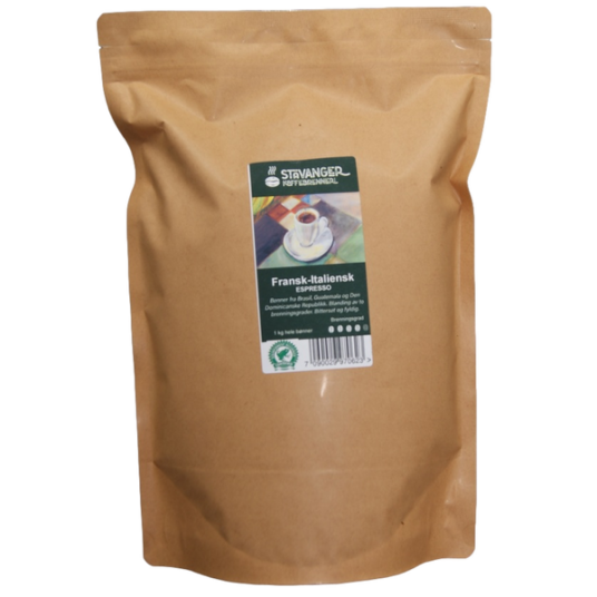 Espresso fransk/italiensk 1kg Espresso fransk/italiensk 1kg