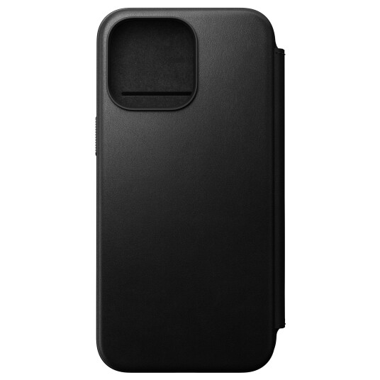 Nomad Modern Leather Folio (iPhone 15 Pro Max) - Svart