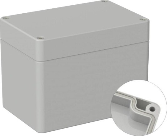 Tru Components TC 9065660 120 × 80 × 90 mm ABS Gråhvit RAL 7035