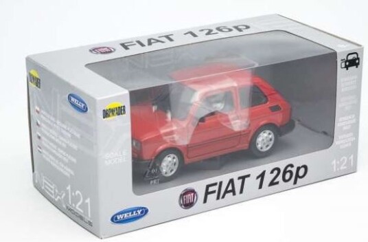 Welly Fiat 126P 1:21 Blanding Av Farger