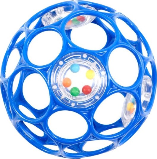 Oball Rangleball Babyleke - 10 cm - Blå