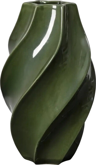 Broste Copenhagen Odette Vase Green H 32CM