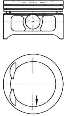Stempel KOLBENSCHMIDT 97363610