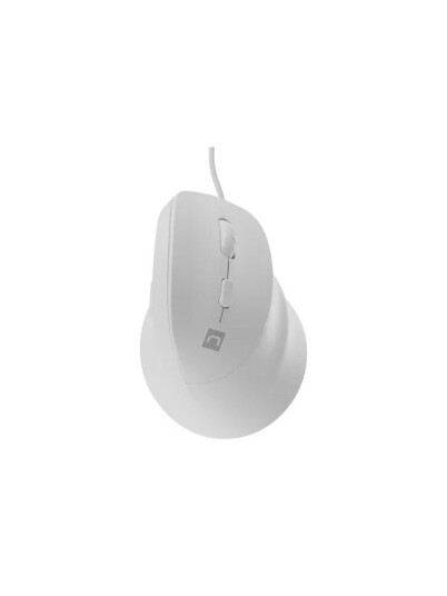 Natec CRAKE 2 PRO vertical mouse USB white Vertical mouse Optisk 6 Hvit NMY 2273