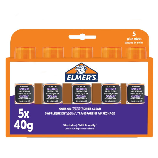Elmer's Disappearing Purple Limstick 40 gram 5 pakning 2143884