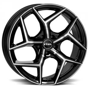 Rial Salento Diamond Black Pol 8x18 5/108 ET45 B70.1 Rial Salento Diamond Black Pol 8x18 5/108 ET45 B70.1