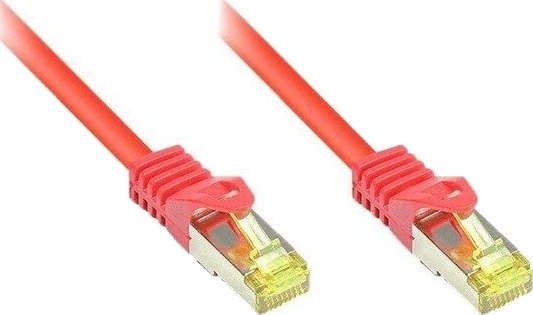 Rj45 Patchkabel Mitcat.7 Rohkabel Und Rastnasenschutz (Rns®) S/Ftp Pimf Halogenfrei 600Mhz Ofc Rot 50M Good Connections® (8070R-500R)