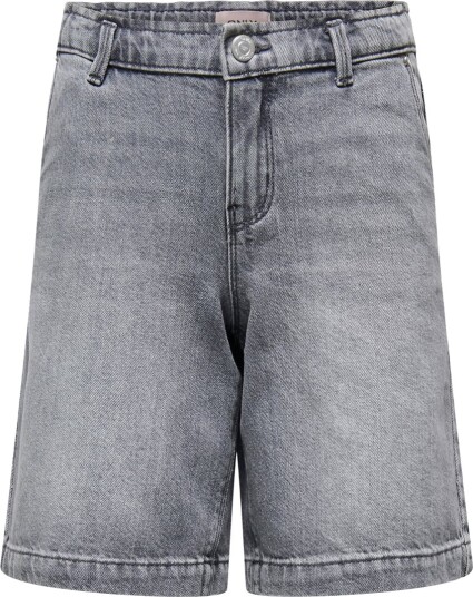 Kids Only Kogcomet Wide Long Shorts Dnm Dia Noos Grey 140