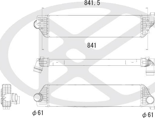 KOYORAD IA490156 Intercooler