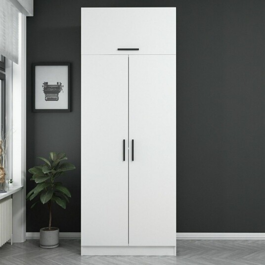Fruitland Garderobe 90 cm - Hvit