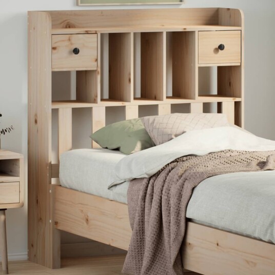 Hodegavl med oppbevaring 75 cm heltre furu 8721158371539 Hodegavl med oppbevaring 75 cm heltre furu 8721158371539