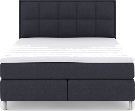 Select No 3 Komplett Sengepakke 180x200 Medium Blå/Metallben
