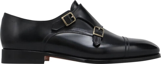 Santoni Herre Sko Svart 42 EU,