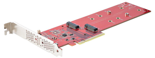 STARTECH PCIE M.2 ADAPTER - PCIE X8X16 TO DUAL NVME M.2 SSD CPNT STARTECH PCIE M.2 ADAPTER - PCIE X8X16 TO DUAL NVME M.2 SSD CPNT